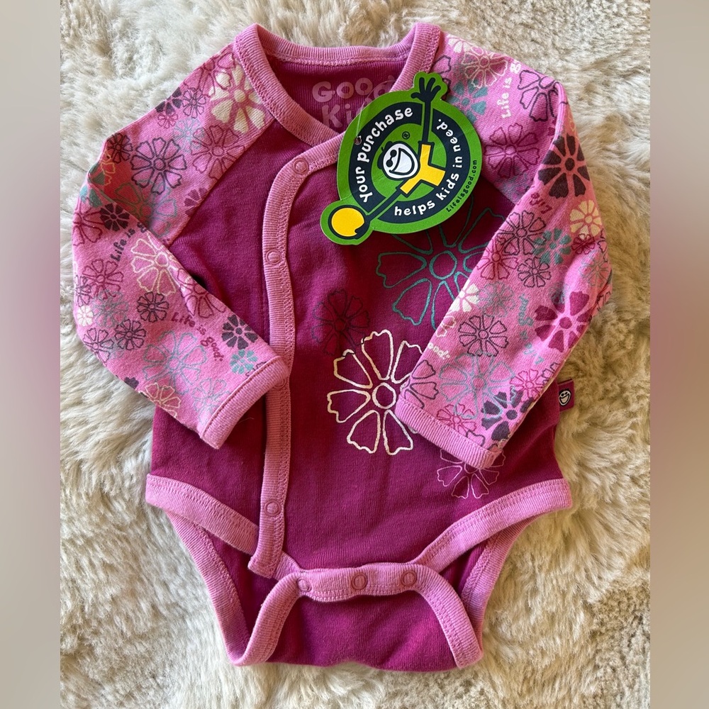 NWT Life Is Good Baby One Piece Bodysuit
